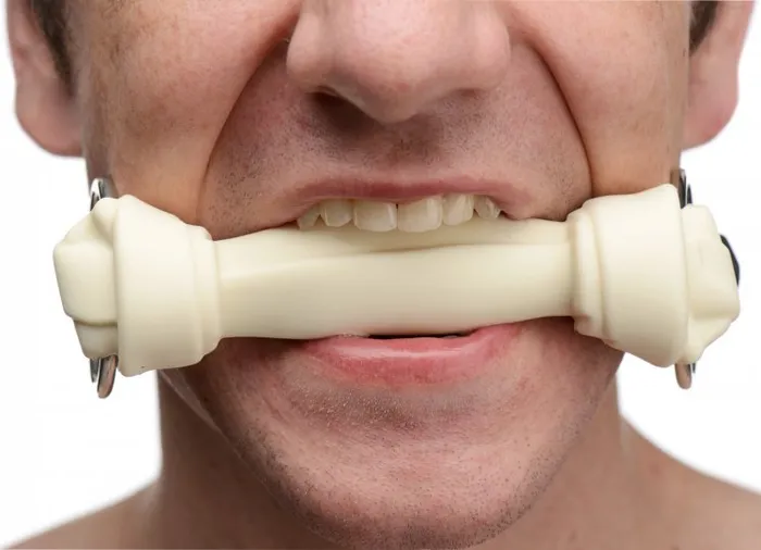 Master Series Male Sex Toys Master Series Silicone Dog Bone Gag