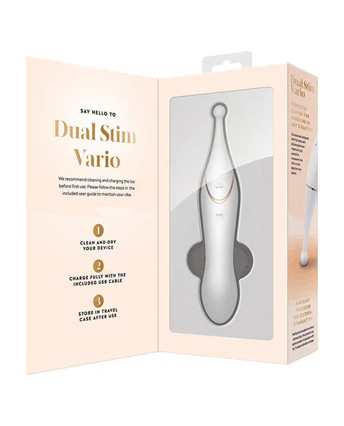 Xgen Bodywand Dual Stim Vario White Xgen Vibrators