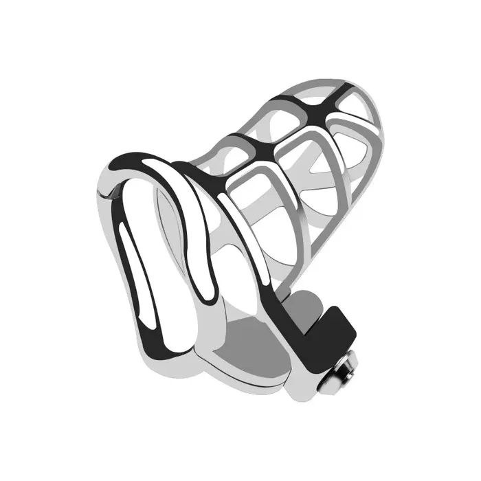 Male Sex Toys CHASTITY CAGE CO New Metal Click Lock Chastity Cage