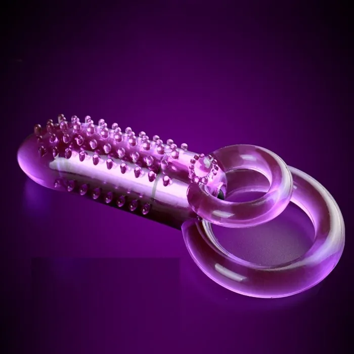EVEs SECRETS Couples Vibrating Dual Cock Ring with Clitoral Bullet Stimulator Sex Toys for Couples