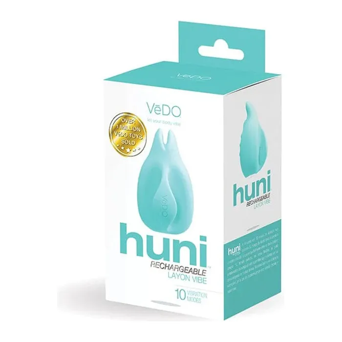 Huni Rechargeable Finger Vibe Tease Me Turquoise VeDO Vibrators Huni Rechargeable Finger Vibe Tease Me Turquoise VeDO Vibrators