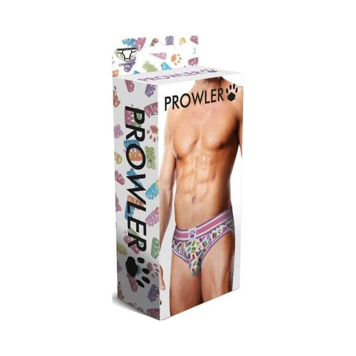 Mens Underwear Prowler Gummy Bears Open Back Brief Extra Large Pink Prowler