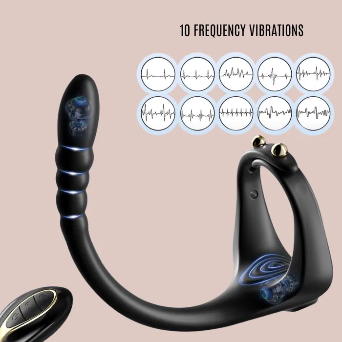 Female Sex Toys House of Chastity 3In1 Mens Vibrator
