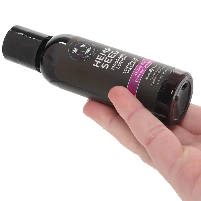 Couples Earthly Body Hemp Seed Massage Lotion 2oz60ml in Skinny Dip