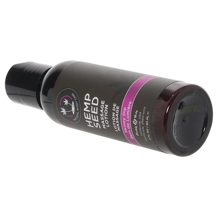 Couples Earthly Body Hemp Seed Massage Lotion 2oz60ml in Skinny Dip