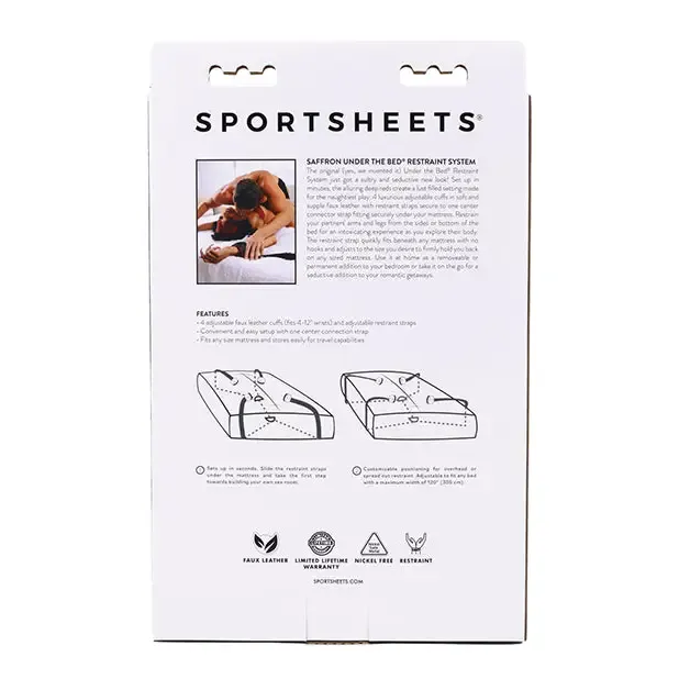 Dildos Sportsheets International Sportsheet Saffron Under the Bed Restraint System