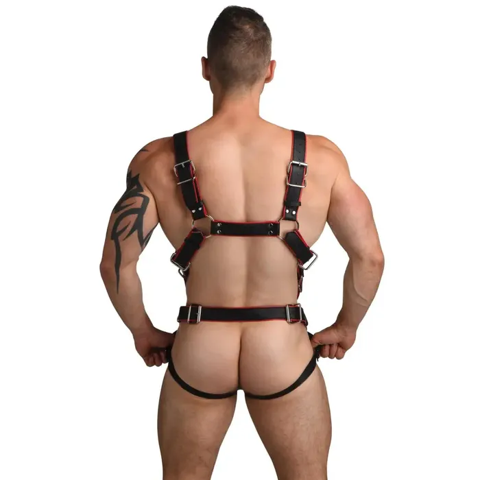 Heathens Male Body Harness XR Brands Female Sex Toys
