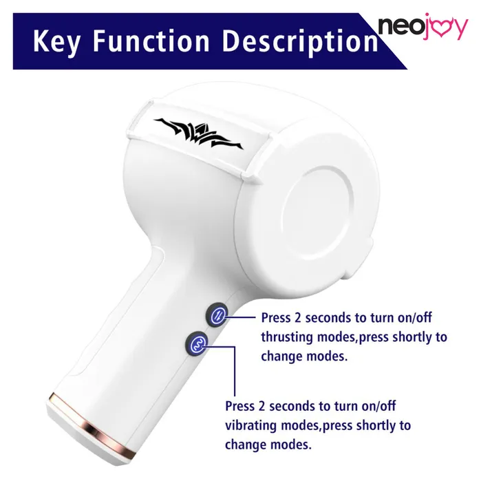 Neojoy Male Sex Toys Neojoy Male masturbator Hammer White