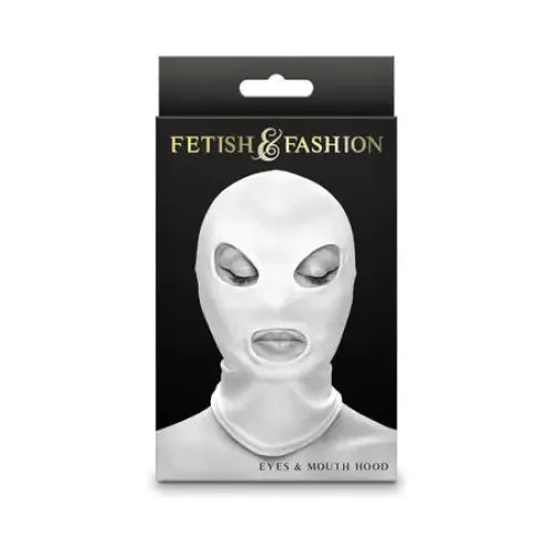 New Sensations Novelties Inc Female Sex Toys Fetish Fashion EyesMouth Hood White New Sensations Novelties Inc Female Sex Toys Fetish Fashion EyesMouth Hood White