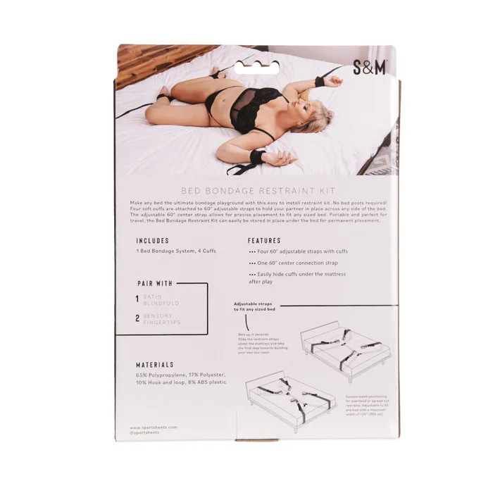 Sportsheets Sex Mischief Bed Restraint Kit Sportsheets Couples